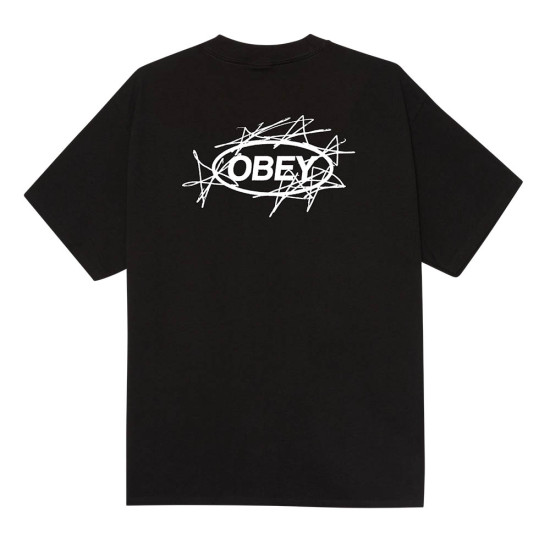 Obey Ανδρική κοντομάνικη μπλούζα Scribble Stars Tee